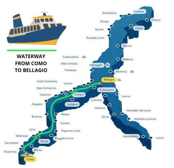 From Milan: Lake Como Cruise with Visits to Como & Bellagio - Bus Ride Out of Milan: Commentary and Big View Potential