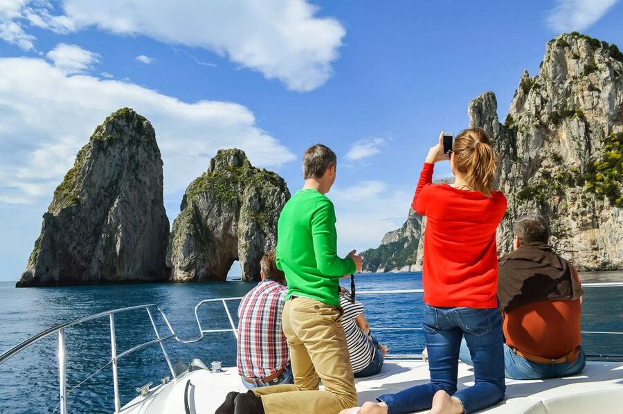 From Naples: Capri Guided Tour with Ferry Tickets & Minibus - Marina Grande to Anacapri by minibus: a quieter Capri you can feel
