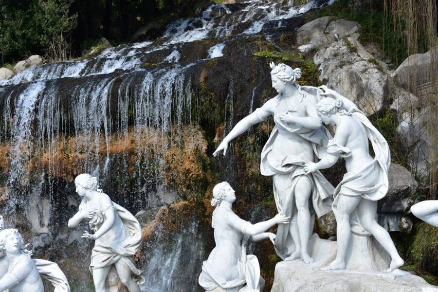 From Naples: Caserta Palace Ticket and Train with Audioguide - Reggia Park: 120 hectares, sculptures, pools, waterfalls, and an English garden