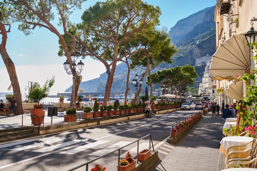 From Naples: Ferry to Amalfi and Positano - Entering Molo Beverello: where this starts in Naples