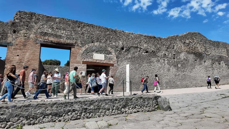 From Naples: Guided tour of Pompeii skip-the-line and round-trip train - Guide quality and language options that actually help you understand