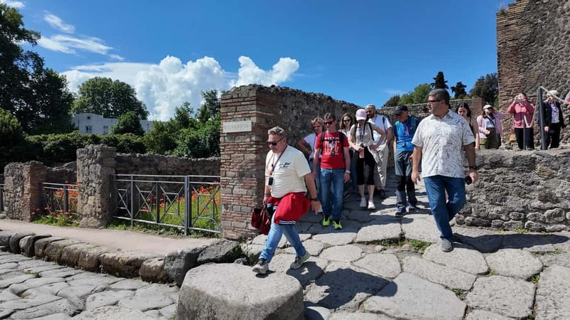 From Naples: Guided tour of Pompeii skip-the-line and round-trip train - Getting your tickets at Napoli Centrale, then riding for 40 minutes