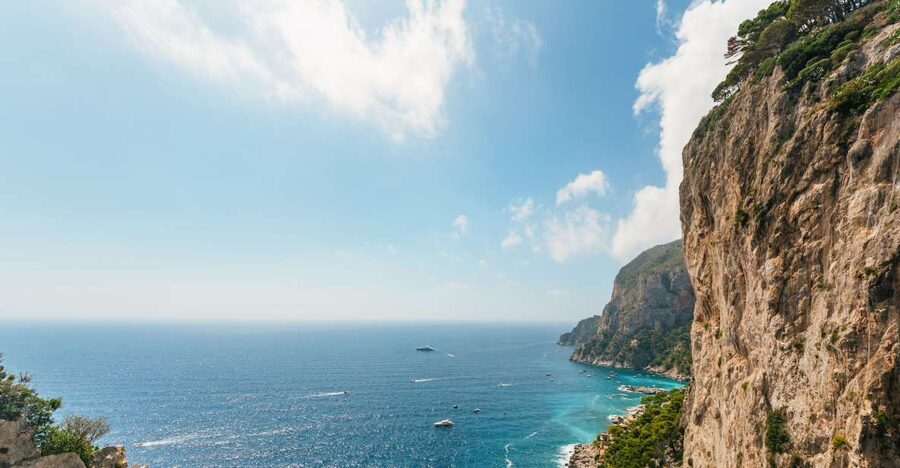 From Naples: Gulf of Naples & Capri Sightseeing Boat Tour - Passing the famous coastline: Natural Arch, Villa Malaparte, and Punta Carena