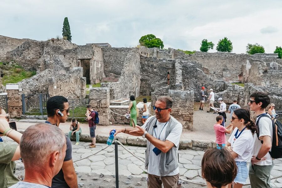 From Naples or Sorrento: Pompei Half-Day Tour - Arena, Lupanar, and the Pompeii Reality Check