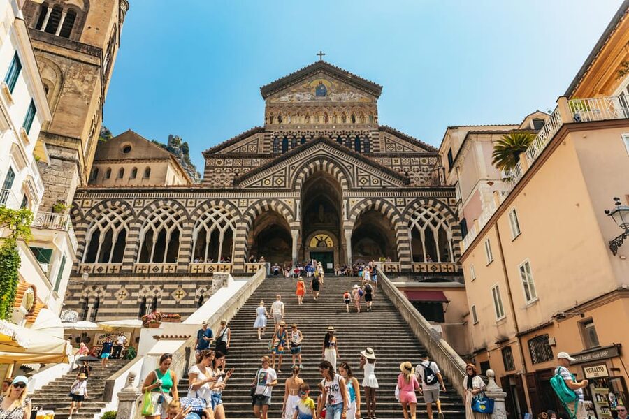 From Naples: Positano and Amalfi Boat Tour with Drinks - Swim And Snorkel Stops In Crystal Water, Plus Onboard Breaks