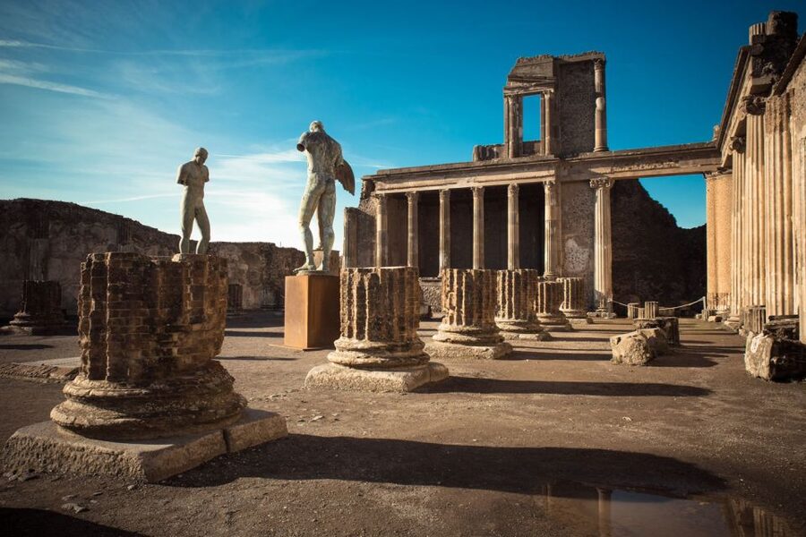 From Naples: Ruins of Pompeii - The Roman theater: entertainment, architecture, and social life