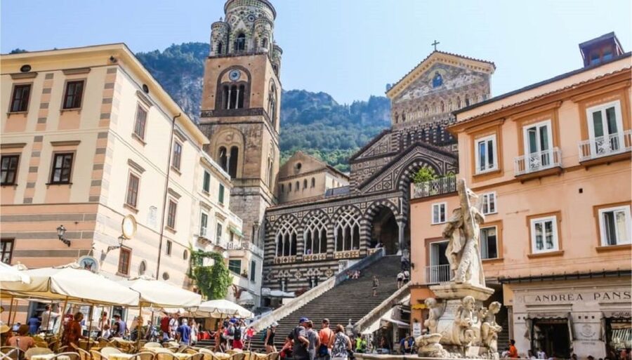 From Naples: Sorrento and Amalfi Coast Shared Day Trip - Lunch options and the shopping trap to watch