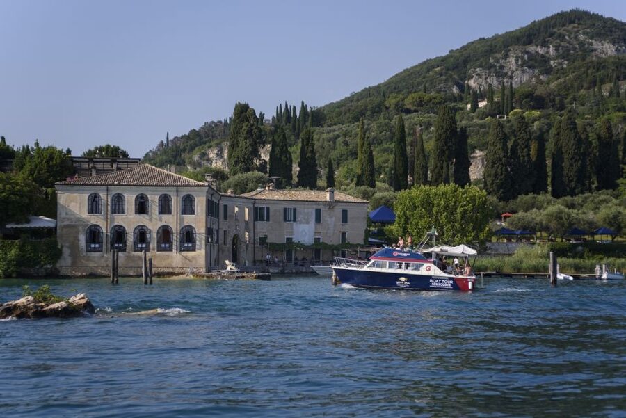 From Peschiera: Garda East Coast Cruise to Sirmione - Boarding at Peschiera: The Concrete Dock and the Clock