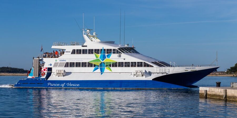 From Porec: Venice Catamaran Crossing One-Way or Round-Trip - Crossing Time and the On-Board Intro You Actually Use