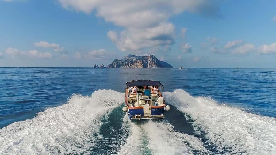 From Positano: Day trip to Capri - Group Tour by boat - The sailing portion: Sirenuses and Li Galli Islands (Sicily’s less famous cousin)