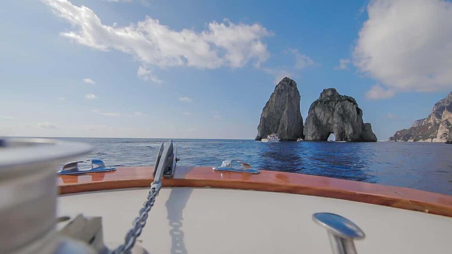 From Positano: Day trip to Capri - Group Tour by boat - Grotta Verde, Punta Carena, and Grotta Bianca: what you are really seeing