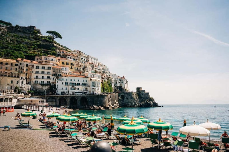 From Rome: Sorrento, Positano & Amalfi Coast Day Trip - Amalfi Coast photo stop and the return by water toward Salerno