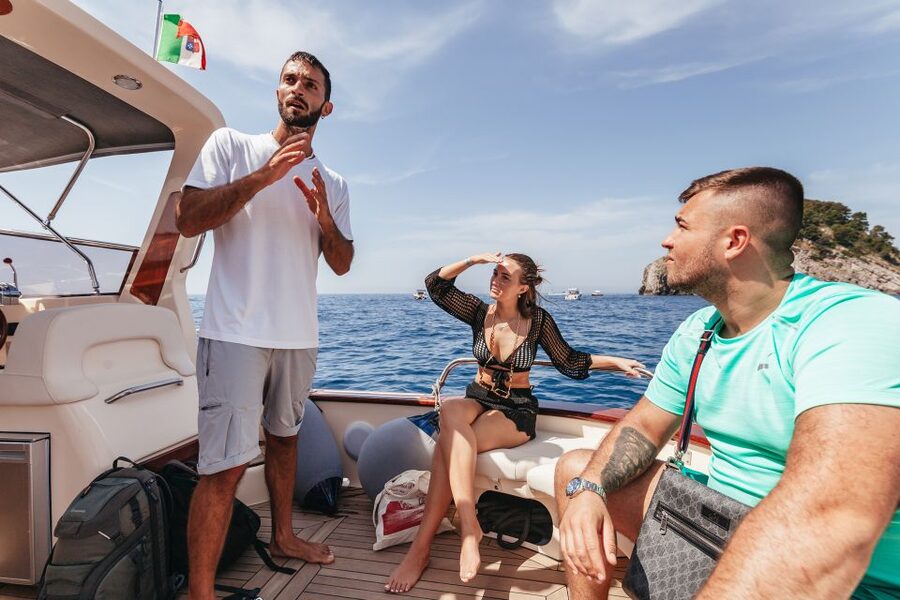 From Sorrento: Amalfi and Positano Full-Day Trip by Boat - Amalfi free time: waterfront wandering with an optional grotto plan