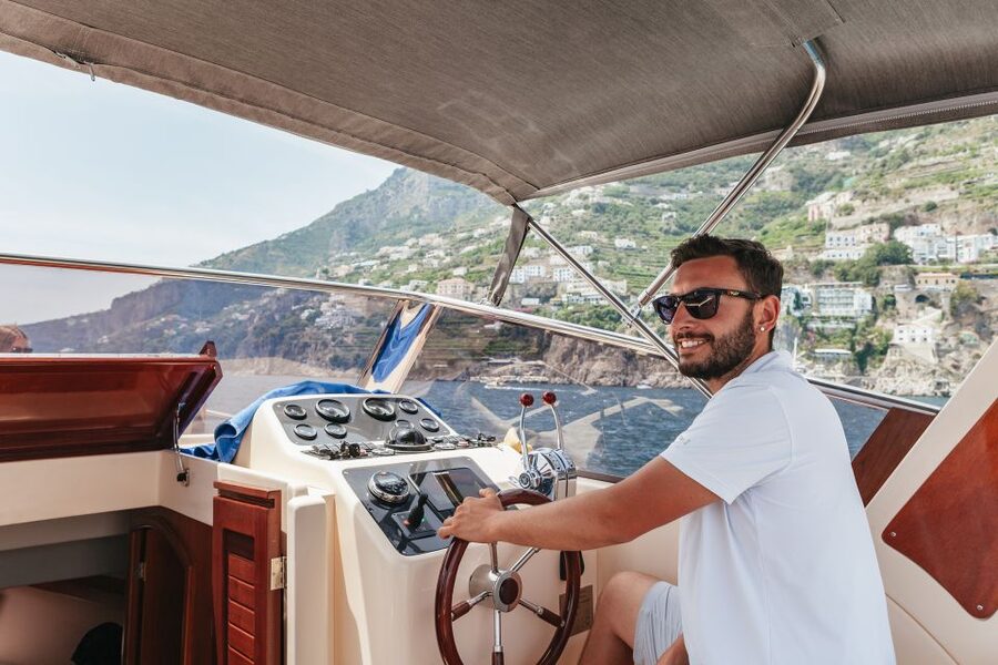 From Sorrento: Amalfi and Positano Full-Day Trip by Boat - Positano free time: pink-and-white streets and the domed cathedral