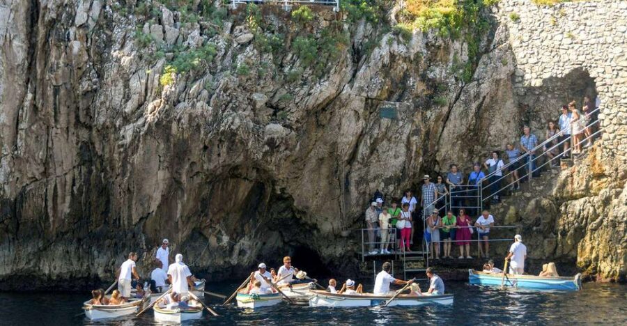 From Sorrento: Capri, Anacapri, & Blue Grotto Full-Day Trip - Capri Shuttle Bus Stops, Photo Stops, and Staying With the Plan