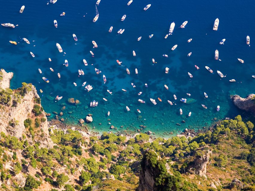 From Sorrento: Capri and Blue Grotto Boat Tour - Capri by boat: grotto stops plus the famous cliffs