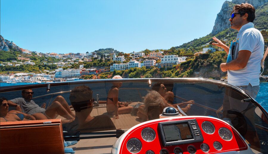 From Sorrento: Capri Island Boat Day Trip With Transfer - Swim Stops and Onboard Treats: More Than Just a Transfer