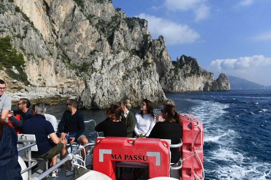 From Sorrento: Day Trip to Capri with Blue Grotto - The Return Cruise: Marina Piccola, Punta Carena, and More
