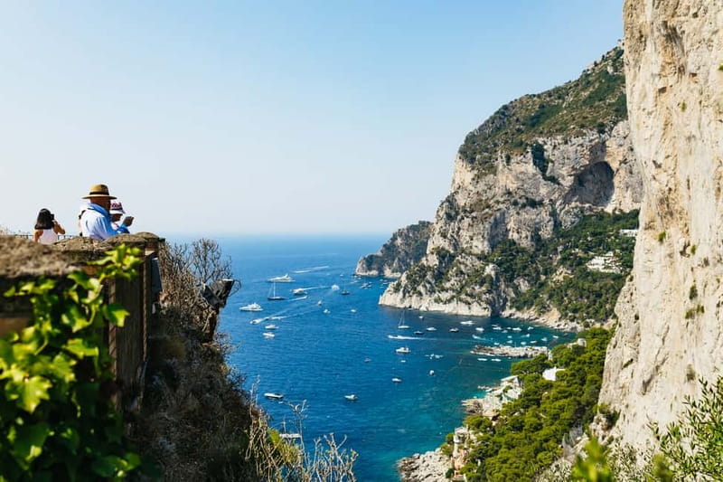 From Sorrento/Nerano: Capri Island Cruise with Guide Onboard - Ieranto Bay and the Saracen Towers: the quiet, protected stop