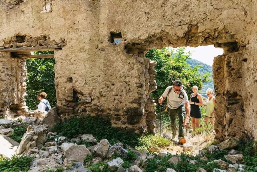 From Sorrento: Path of the Gods Guided Hike with Transfers - How the day moves: from van ride to four-hour hike
