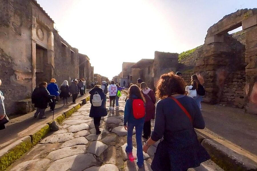 From Sorrento: Pompeii and Vesuvius Guided Tour with Lunch - The Pompeii stops that make the city feel alive