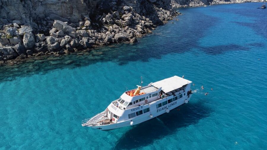 From Trapani: Day Cruise to Favignana & Levanzo with Lunch - The sea route: Cala Rossa and Cala Azzurra are why this works