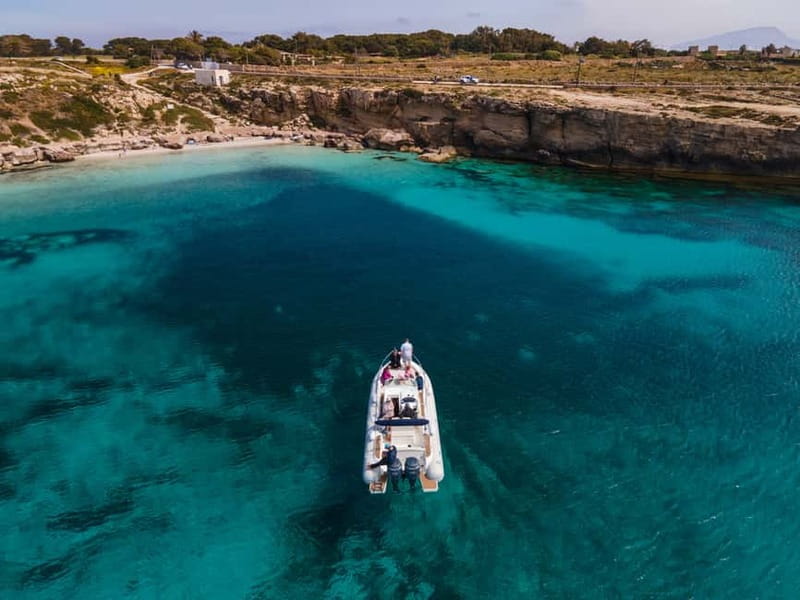 From Trapani: Egadi Islands Favignana & Levanzo Cruise - Favignana port break: shops, a walk, and the Florio tuna factory option