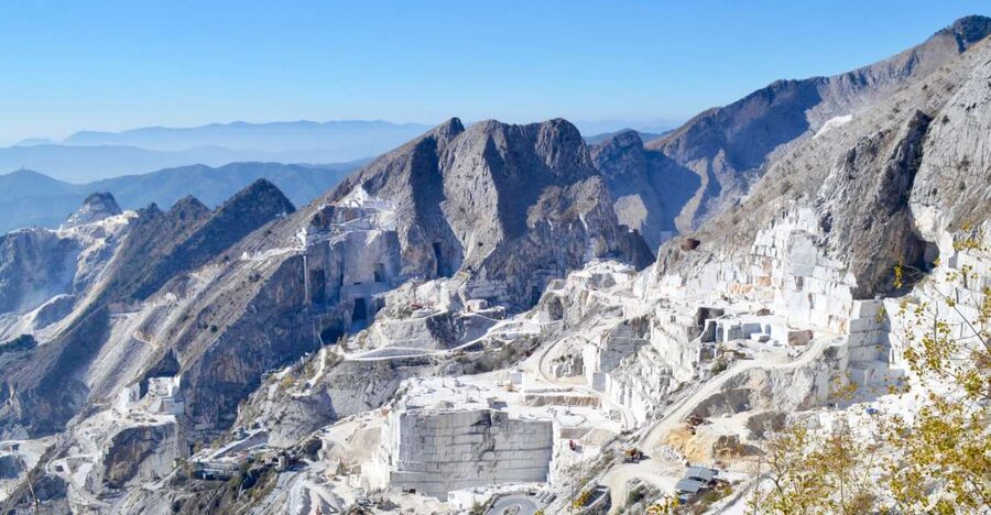 From Tuscany Carrara: Marble Quarries Tour by Jeep - Finding the Start: Stadio dei Marmi and the Orange-Signed Defender