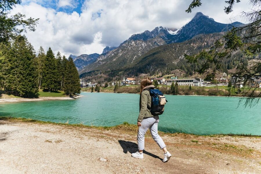 From Venice: Cortina and Dolomites Mountains Day Trip - Lake Santa Croce: The Dolomites Reflected