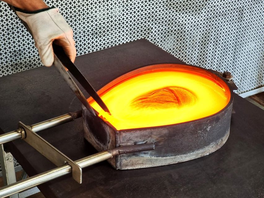Glass Blowing Show Visit Murano Glass Factory & Showroom OMG - What you see at the furnace: glassblowing plus solid-glass sculpting