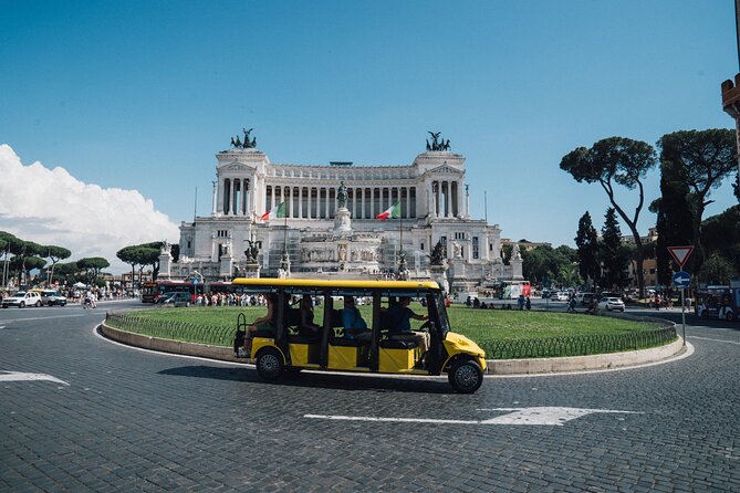 Golf Cart Small-Group Guided Tour: Rome City Highlights - The ride setup: headsets, cart seating, and a two-cart experience