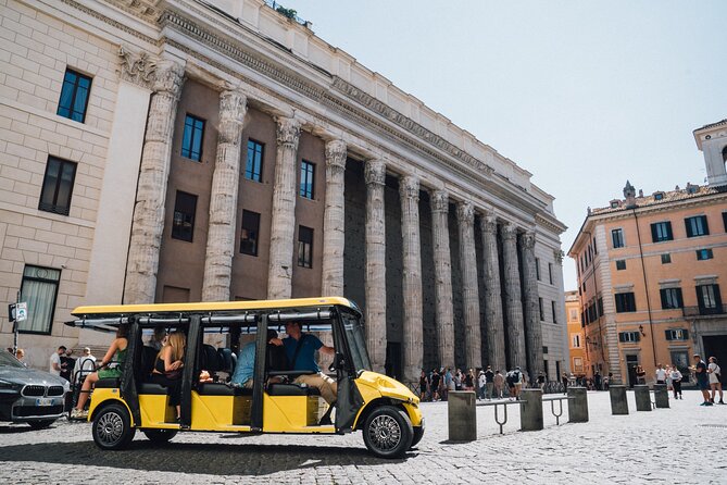 Golf Cart Small-Group Guided Tour: Rome City Highlights - Start at V. Monterone,19, then roll into the Pantheon area