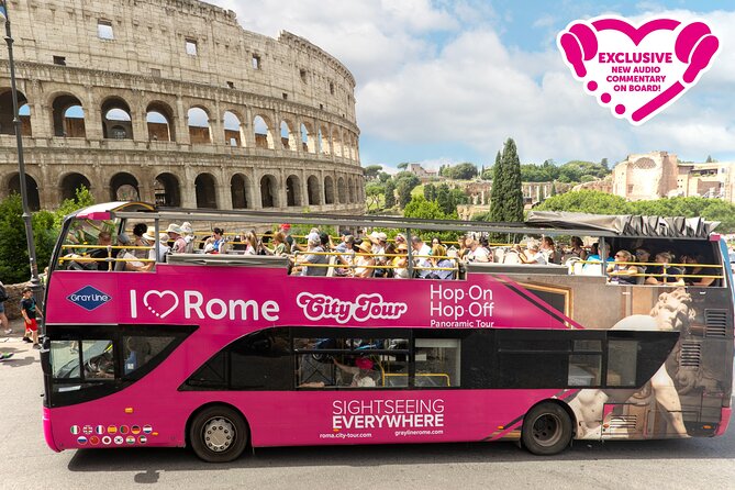 I Love Rome : Hop on Hop off Open Bus Tour - Audio, headphones, and WiFi: the comfort part you’ll notice