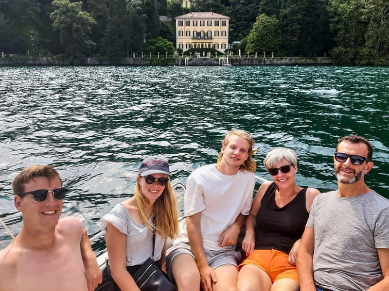 Lake Como: 2h Shared Boat Tour with Wine Tasting - Moltrasio, Villa Fontanelle, and Laglio’s Star Power
