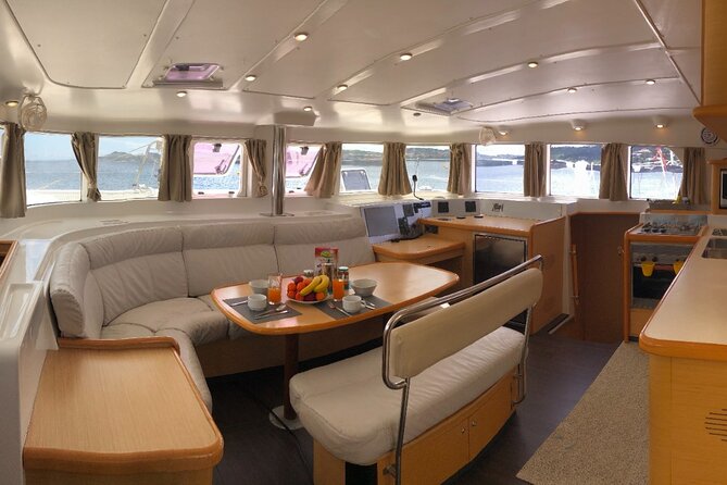 Luxury catamaran from Porto Rafael-Palau to the Maddalena Archipelago - Stop 1: Spargi, swim in the clean turquoise and use your snorkeling gear