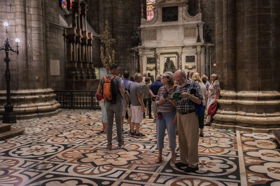 Milan Duomo and Rooftop 2-Hour Guided Tour - Inside Milan Cathedral: Stained Glass That Feels Designed, Not Decorated