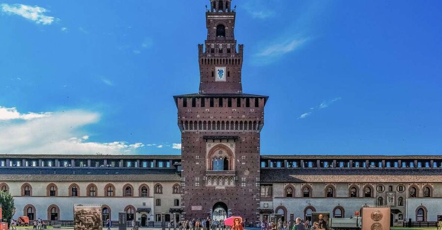Milan: Sforza Castle and Michelangelo's Pietà Rondanini Tour - Ducal Courtyards: turning a fortress into a Renaissance stage