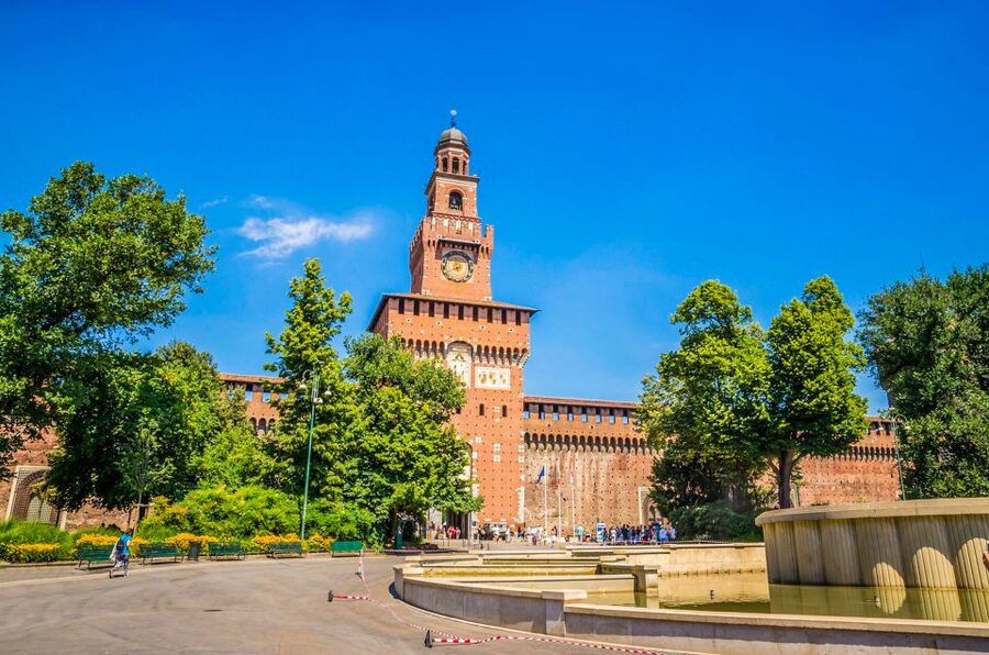 Milan: Sforza Castle Entry Ticket with Digital Audio Guide - Entering Sforza Castle from Piazza Castello: Tickets Without the Stress