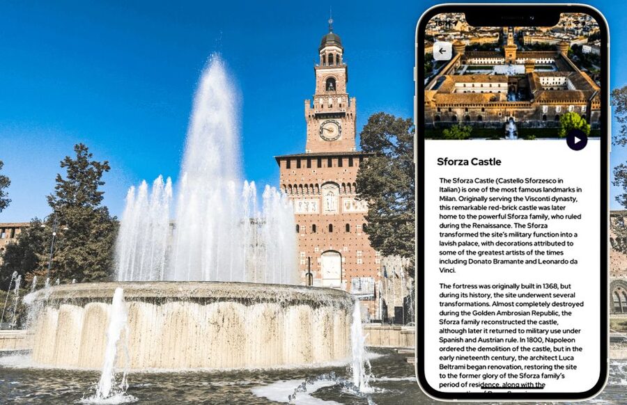 Milan: Sforza Castle Entry Ticket with Digital Audio Guide - Skip the Line, Then Start the Audio App on Your Terms