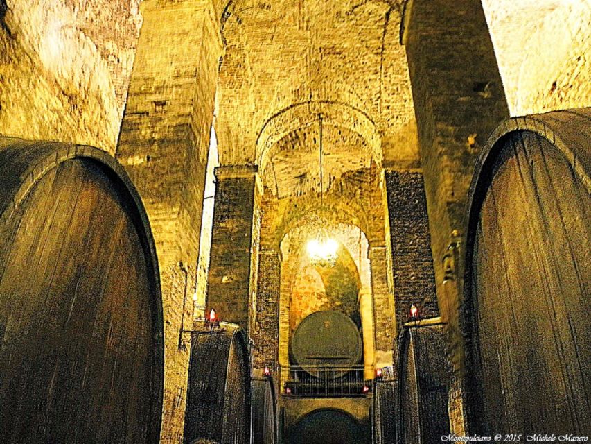 Montepulciano: Wine Tasting and Cellar Tour - Inside Montepulciano’s wine cellar, why the setting matters