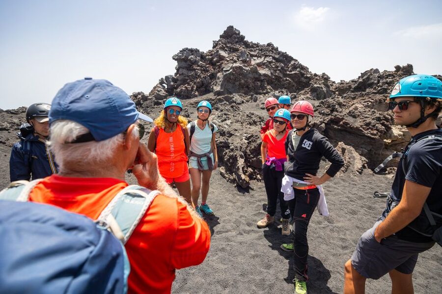 Mount Etna: Guided Volcano Summit Hiking Tour with Cable Car - Lava tunnels, lava channels, and the “moon-like” terrain effect
