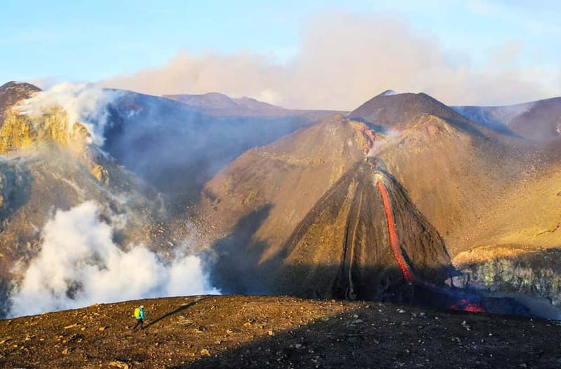 Mount Etna: Trek to 3000m with cable car and jeep - The hike to 3,000m: summit craters, Barbagallo, and black sand walking