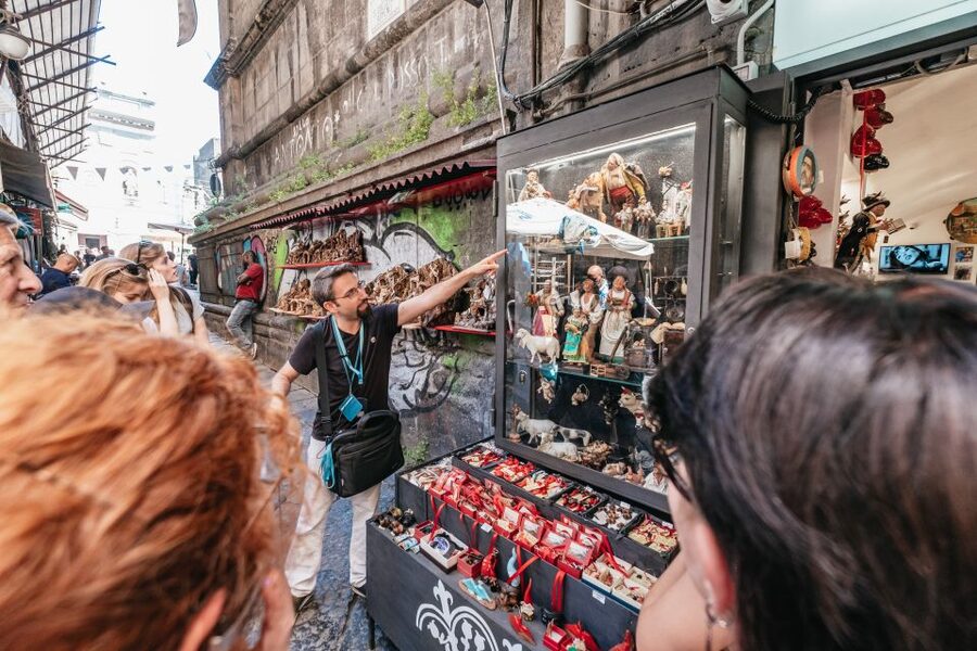 Naples: Downtown Tour with Veiled Christ & St Clare Tickets - Start at Piazza del Gesu Nuovo, then trade noise for tile and garden quiet