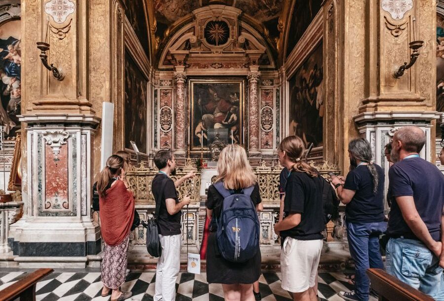 Naples: Downtown Tour with Veiled Christ & St Clare Tickets - San Lorenzo Maggiore and Piazza San Gaetano: big feelings in smaller spaces