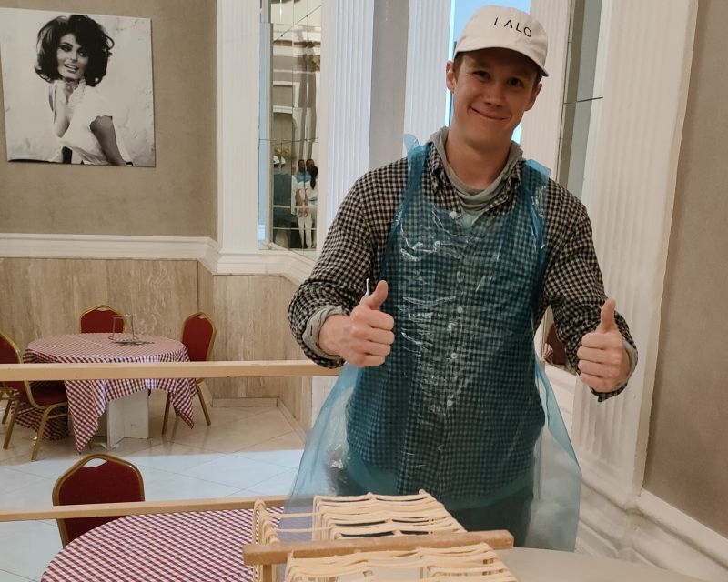Naples: Pasta Making Class with Starter and Drink - The Welcome Appetizer and Drink, So You Start Eating While You Learn