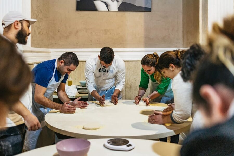 Naples: Pizza-Making Workshop with Drink and Appetizer - Eat what you make, sip your drink, and take home the diploma