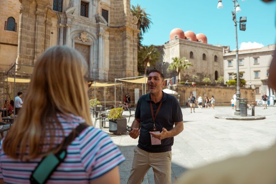 Palermo: UNESCO World Heritage Sites Guided Walking Tour - Piazza Pretoria and Quattro Canti: Baroque drama in marble and geometry