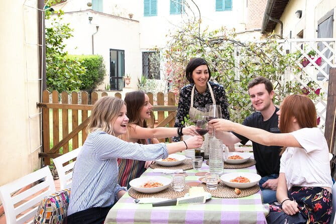 Pasta and Tiramisu Cooking Class with optional Local Market Tour - The meal part: wine, appetizers, and eating what you made