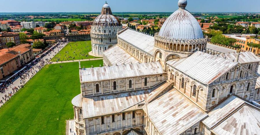 Pisa: Cathedral Guided Tour & Optional Leaning Tower Ticket - Inside the Cathedral: Mosaics, Marble, and the Love Column