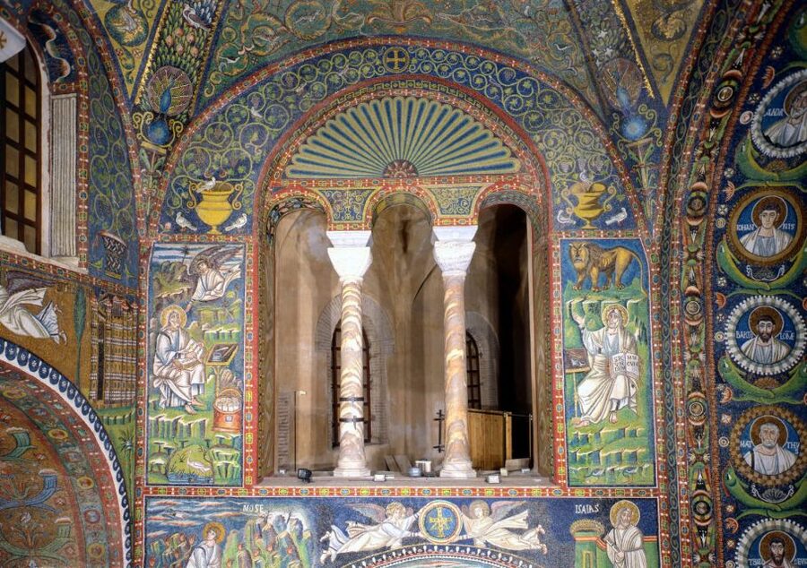 Ravenna: UNESCO Monuments and Mosaics Guided Tour - Basilica of Sant’Apollinare Nuovo: A Long Mosaic Cycle With Big Storytelling
